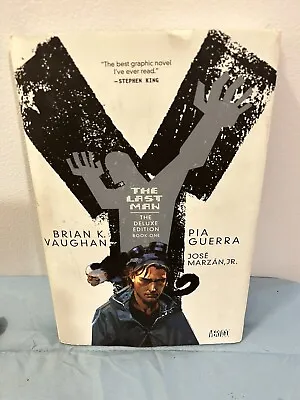 Y: The Last Man Book One By Brian K. Vaughan Deluxe Edition Hard Cover • $15