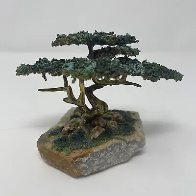 Rob Holt Original Mid Century Bronze Cypress Tree Sculpture Signed B • $1200