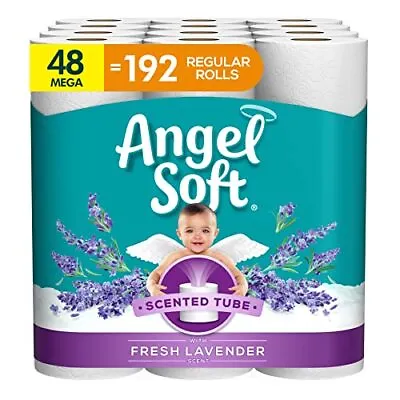 Angel Soft Toilet Paper 48 Mega Rolls  Assorted Colors  Sizes • $9.44