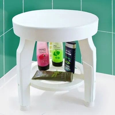£44.99 • Buy Mobility Bath Shower Stool Swivel Bathroom Aid Non Slip Seat Adjust Ideaworks