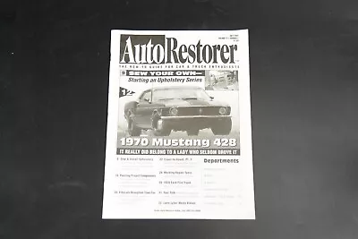 Auto Restorer Magazine - July 2002 - 1970 Mustang 428 - Used Vintage Magazine • $4.95