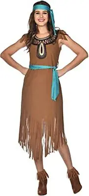 £16.99 • Buy Native American Woman Pocahontas Indian Princess Western Fancy Dress Costume New