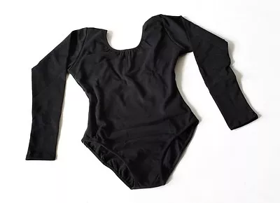 Black Long Sleeve Leotard  Contton/lycra • $19.99