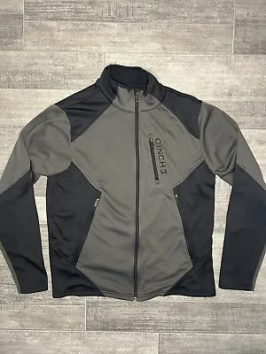 Cinch Mens Jacket Soft Shell Front Zip Jacket Front & Back Logo Size Large • $61.99