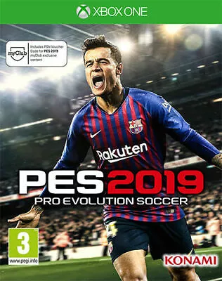 PES 2019 Pro Evolution Soccer Xbox One EXCELLENT Condition FAST Dispatch • $57.99