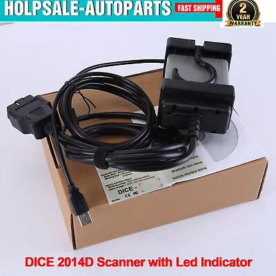 DICE 2014D EWD OBD2 Scanner Car Diagnostic Tool Multilanguage With CARB Cable AU • $139.89