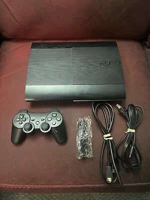 Sony PlayStation 3 Ps3 Slim 12GB Home Console - Black • $85