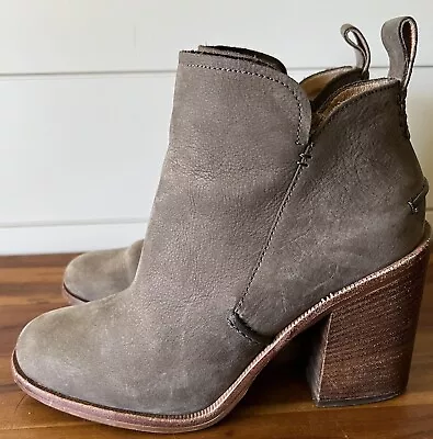 Ugg Pixley Size 8 Women’s Gray Suede Ankle Bootie Tall Block Heel 1095057 VGC! • $44.99