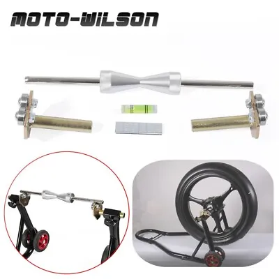 350mm Motorcycle Bike Wheel Balancer Rim Tire Balancing Spin Static Truing Stand • $65.99