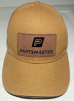 Parts Master Adjustable Hat Baseball Cap Strap Back Beige Big Patch • $9.99