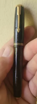 Parker Vacumatic Fountain Pen Tiger's Eye Stripe Design Shadow Wave Vintage Pen • $175