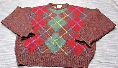 Vintage Shannon 100% Shetland Wool Pure New Wool Made In Ireland Men's L • $28.99