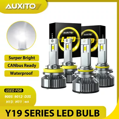 D1S D2S D3S D4S 9005 LED Headlight Bulbs Hi/Lo Beam 6000K White Plug & Play Y19 • $7.59