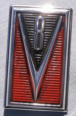 FORD 64 Mercury Comet Cyclone 1964 Grille V8 Emblem Badge Original • $78