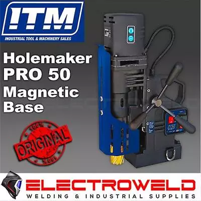 HOLEMAKER PRO 50 Magnetic Base Drill Hole Annular Cutter Steel Drilling HMPRO50 • $1696.21