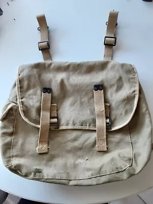 US WW2 Original BRITISH MADE Musette Bag Dated 1944  • $169.99