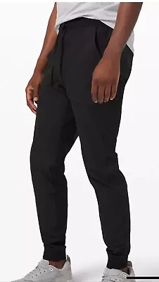 Lululemon Men’s ABC Surge Warpstreme Jogger Pants Black  Large 30” Inseam EUC • $59.95