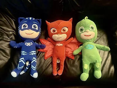 PJ Masks 21  INCHES LARGE Owlette Gekko Catboy Soft Toy • £13.99