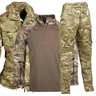 British Army Issue PCS Set MTP SAS Smock Ubacs Trousers Military Cold Weather • £79.95