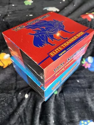 $130.11 • Buy Pokemon Sword & Shield Elite Trainer Box Zacian AND Zamazenta