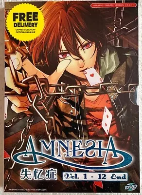 DVD Anime Amnesia Complete TV Series (Vol. 1-12 End) English Dubbed All Region • $23.99