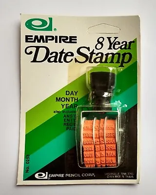 Vintage Office Supplies Empire Date Stamp Day Month Year #0252 #Z77 Crafting NOS • $6