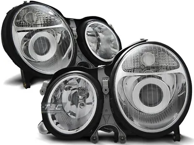 Headlights For Mercedes W210 E-Class 1999-2002 Chrome DE LPME04-ED XINO DE • $292.29