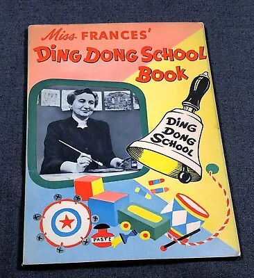 1953 Miss Frances' Ding Song School Book Horwich Rand McNally Company Kids • $15