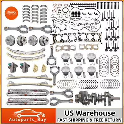 G6DH Engine Rebuild Overhaul Kit For 2011-2019 Hyundai Santa Fe Kia Sorento 3.3L • $1199.99