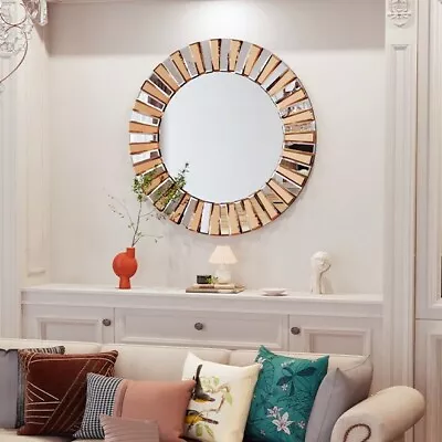 Unique Starburst Mirror Luxury Wall-mounted Art Mirror Living Room Bedroom Decor • $159.92