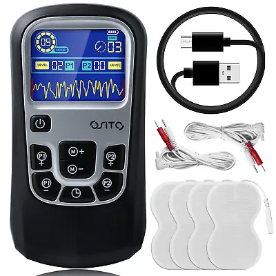 25 Modes Tens Unit Electric Pulse Massager Muscle Stimulator Therapy Pain Relief • $28.40