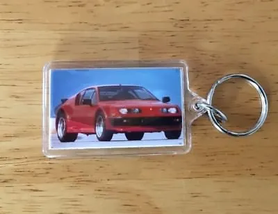 Vintage Keychain MOTOR TREND Key Fob Sports/ Concept Car Lucite Plastic 2-Sided • $9.90