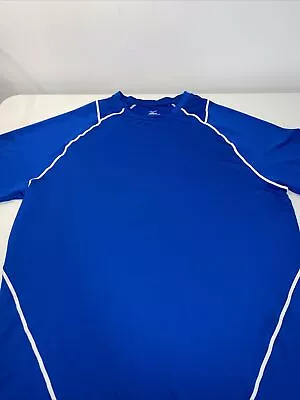 Mizuno Performance DryLite Baseball T-Shirt Blue Gray Men’s Medium M • $13