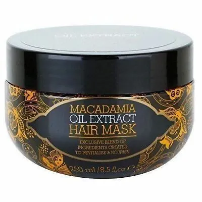 6 Macadamia Oil Extract Hair Mask Treatment Nourishment Hair 250ml Revitalise • £10.29