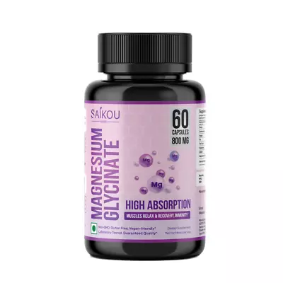 Pure Magnesium Glycinate 1600mg High Absorption Improved Sleep Stress & Anxiety • £29.92