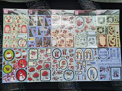 £2.25 • Buy A4 Decoupage Sheet Kit Pre-cut Christmas Craft Card Making Scrapbooking Anita's