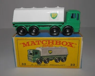 Vintage Matchbox Series #32 Leland BP Petrol Tanker With Original Box 1969 • $32.99