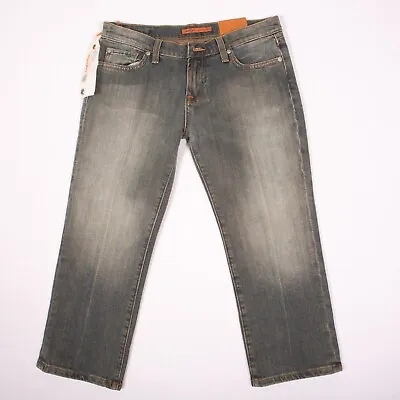 Vertigo Womens Cropped Jeans Paris 8/30 Blue Stone Straight Leg Denim  NEW JEANS • $14.85