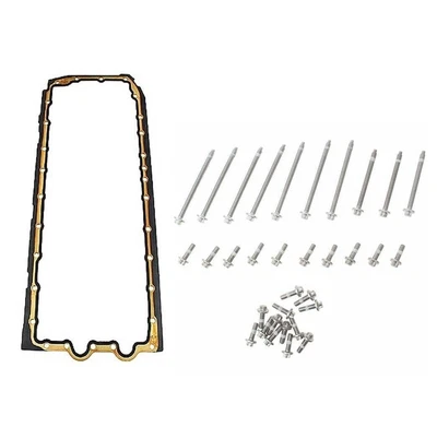 $77.95 • Buy Victor Reinz Oil Pan Gasket Set & Rein Bolts Kit For BMW E60 E82 E90 E93 N52 N53