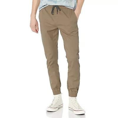 Volcom Men's Frickin Slim Khaki Jogger Pants Clothing Apparel Snowboarding Sk... • $50.39