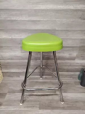 Vintage 50's Mid Century Retro Snyder Philadelphia Bar Stool Lime Green • $65