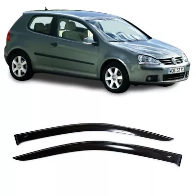 For VW Golf Hb 3d 2003-08 Side Window Wind Visors Sun Rain Guard Vent Deflectors • $119