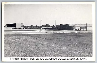 Keokuk Iowa IA - Keokuk Senior High School & Junior College - Vintage Postcard • $4.67