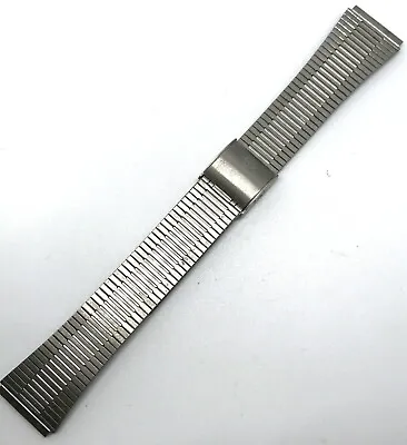 Vintage New Zodiac Watch Band Stainless Steel Men 17.8 Mm • $44.86