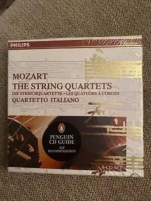 Mozart: The String Quartets – Quartetto Italiano [Philips 8CD] New & Sealed • £20