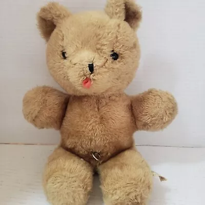Eden Vintage Musical Teddy Bear 13  Tall Wind Up Brown • $49.95