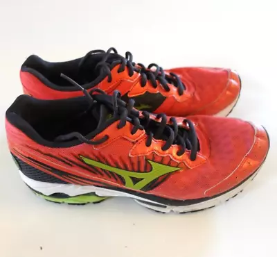 Mizuno Wave Rider 16 Running Shoes Women's Size 8.5 Red Outdoors • $29.99