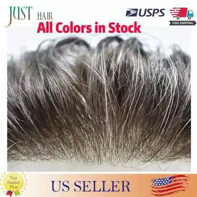 Mens Hair Replacement Ultra Thin Skin Toupee All Colors Hairpieces PU System Wig • $129