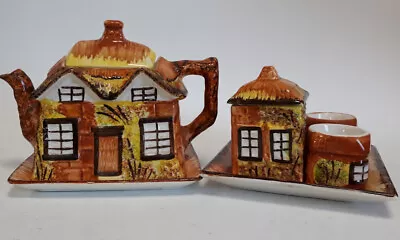 £3.50 • Buy Price & Kensington (PEK) Cottage Ware Egg Cups / Tea & Sugar Pot + Trays #558