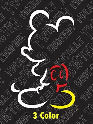 Mickey Mouse Multiple Color Car Truck Vinyl Decal Sticker Disney Minnie Goofy • $15.99